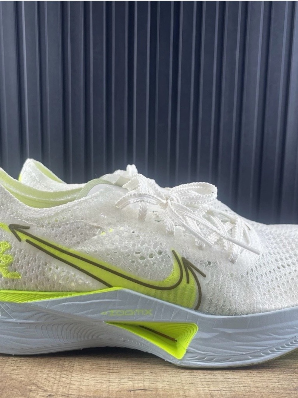 Nike ZoomX Vaporfly Next% 3
Womens Size 8.5 Sail Volt
Running Shoes